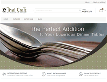 Tablet Screenshot of ethaicraft.com